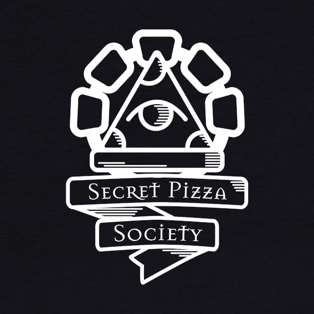 The Secret Pizza Society White by BlueDoor